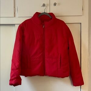 Red Cropped Jacket
